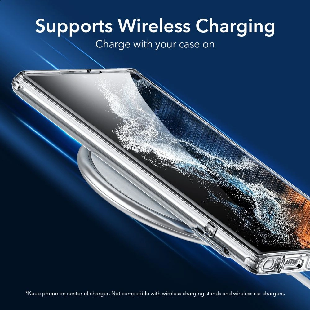 homescreen.pl - Etui ESR Air Shield Boost Samsung Galaxy S22 Ultra Clear