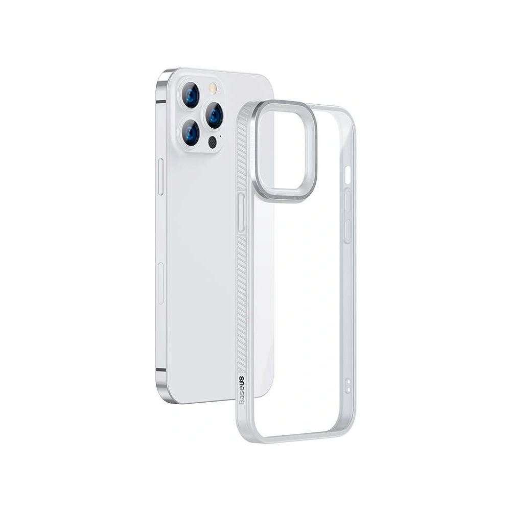 Etui Baseus Crystal Apple iPhone 13 Pro Max (szare)