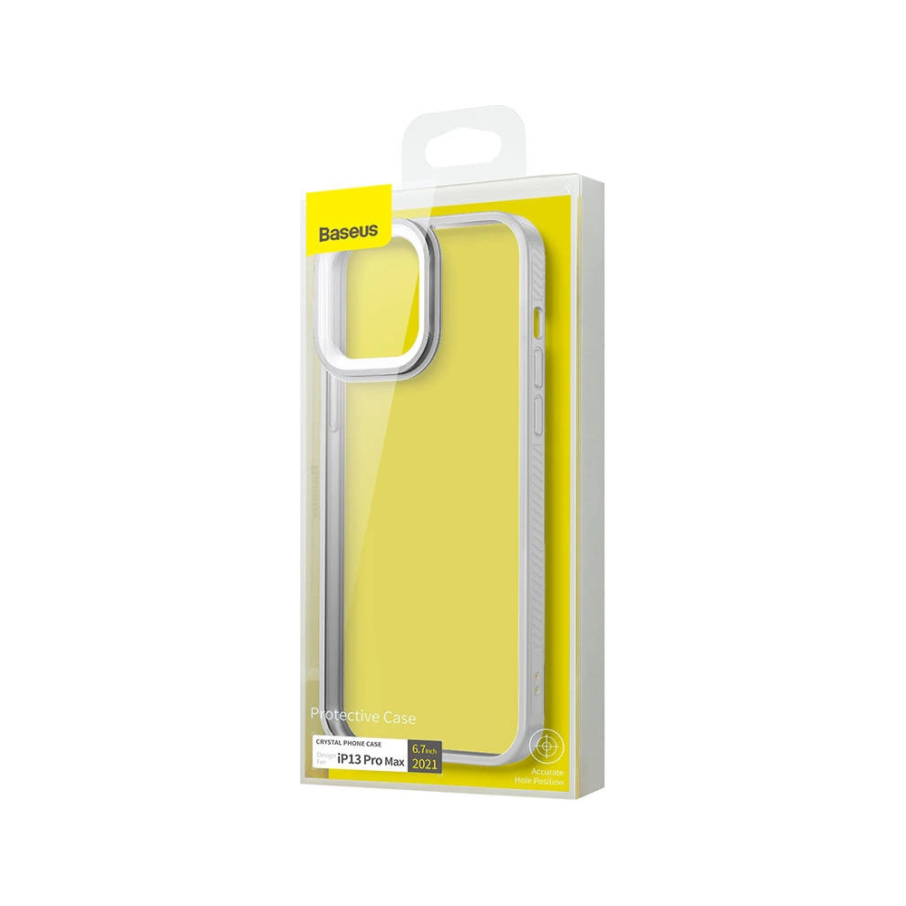 Etui Baseus Crystal Apple iPhone 13 Pro Max (szare)