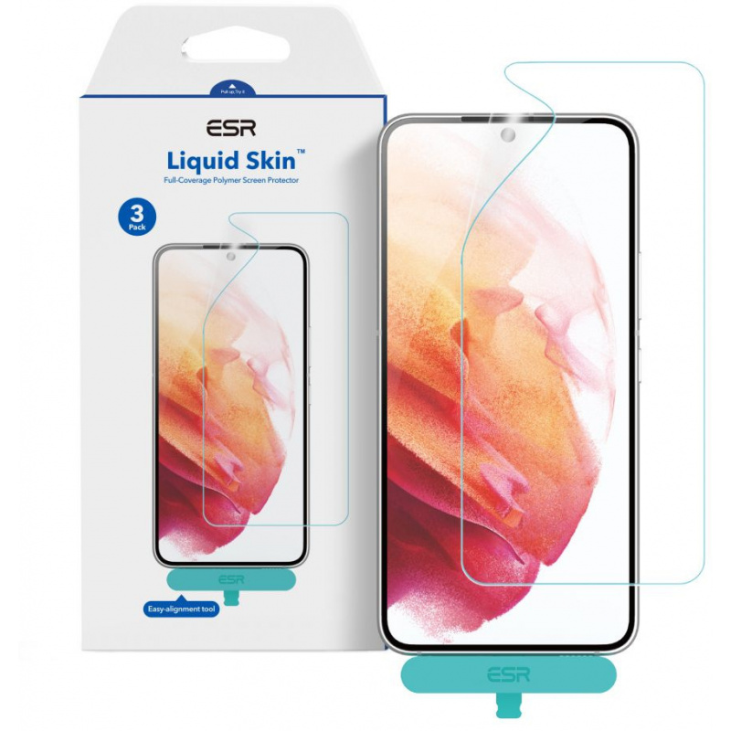 homescreen.pl - Folia ESR Liquid Skin Samsung Galaxy S22 Ultra [3 PACK]