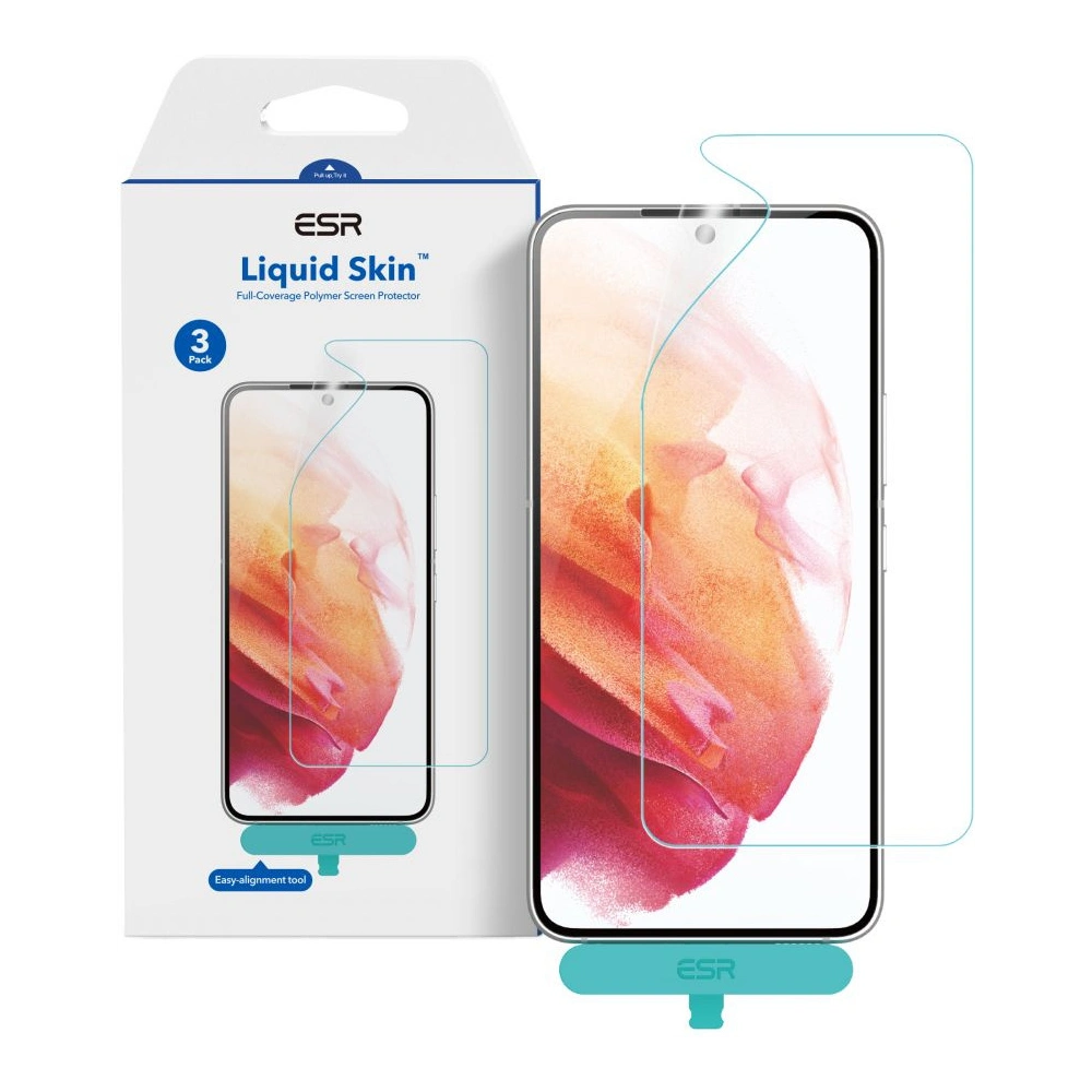 homescreen.pl - Folia ESR Liquid Skin Samsung Galaxy S22 Ultra [3 PACK]