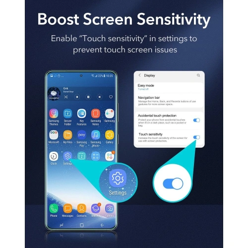 Buy ESR Liquid Skin Samsung Galaxy S22 Ultra [3 PACK] - ESR472 - {ean13} - Home Screen Store Europe