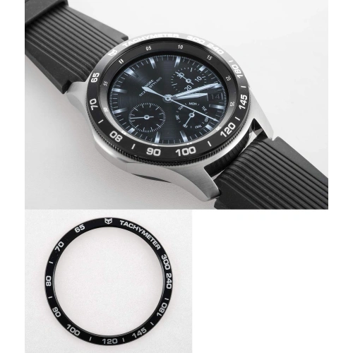 Buy Ringke Bezel Ring Samsung Galaxy Gear S3/Watch 46mm Aluminium Black GW-46-07 - RGK849ABLK - {ean13} - Home Screen Store Europe