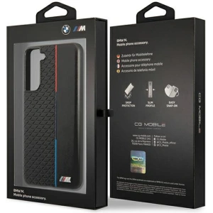 BMW BMHCS21FETRTBK Samsung Galaxy S21 FE black hardcase M Collection Triangles