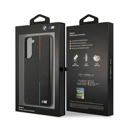 Kup Etui BMW BMHCS21FETRTBK Samsung Galaxy S21 FE černý/black hardcase M Collection Triangles - BMW268BLK - {ean13} - Sklep Home Screen