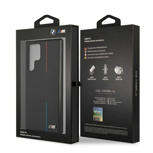 Kup Etui BMW BMHCS22LTRTBK Samsung Galaxy S22 Ultra černý/black hardcase M Collection Triangles - BMW269BLK - {ean13} - Sklep Home Screen