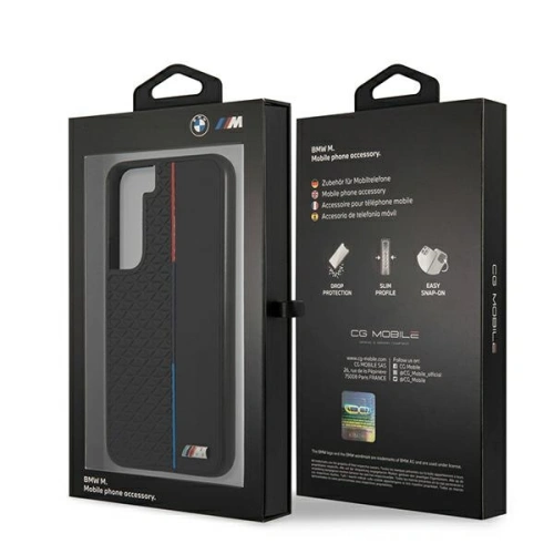 Kup Etui BMW BMHCS22STRTBK Samsung Galaxy S22 černý/black hardcase M Collection Triangles - BMW270BLK - {ean13} - Sklep Home Screen