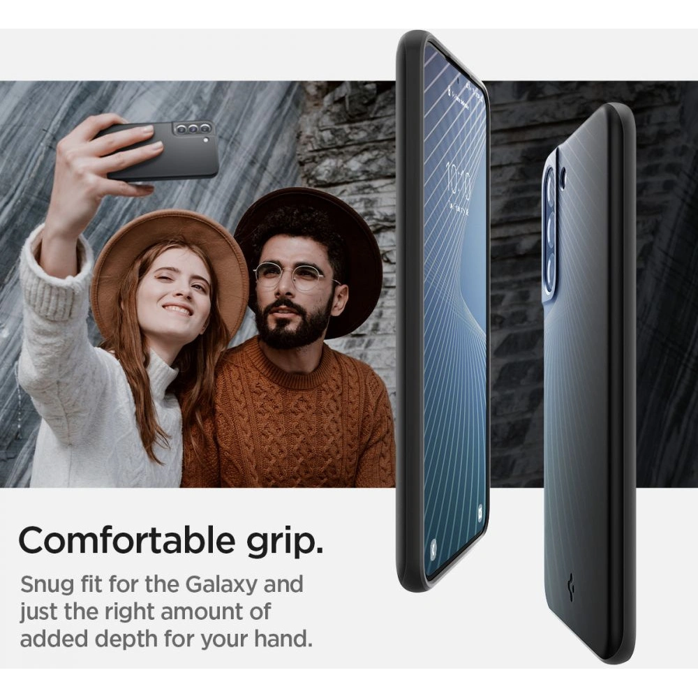 homescreen.pl - Etui Spigen Thin Fit Samsung Galaxy S22+ Plus Black