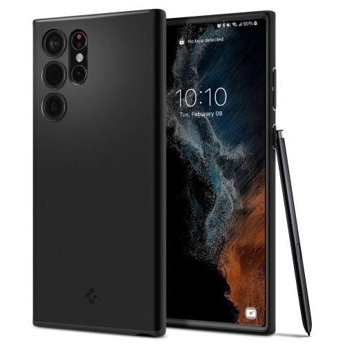 Kup Etui Spigen Thin Fit Samsung Galaxy S22 Ultra Negru - SPN2082BLK - {ean13} - Sklep Home Screen