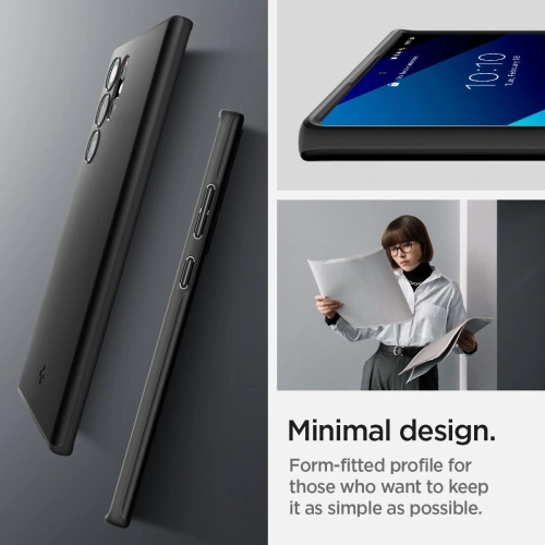 Kup Etui Spigen Thin Fit Samsung Galaxy S22 Ultra Black - SPN2082BLK - {ean13} - Sklep Home Screen