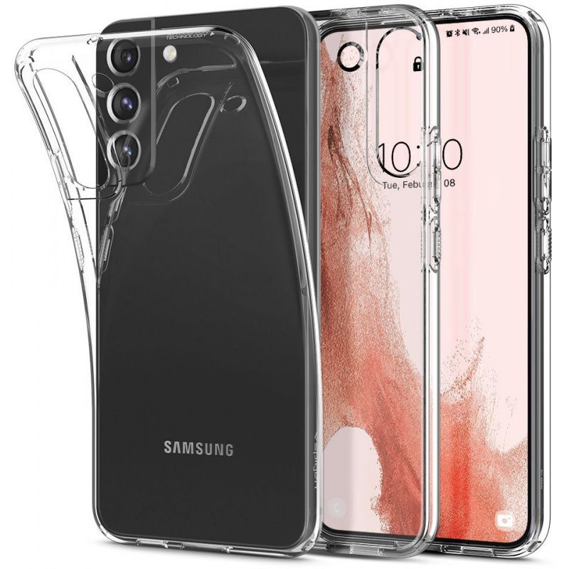 homescreen.pl - Etui Spigen Liquid Crystal Samsung Galaxy S22 Crystal Clear