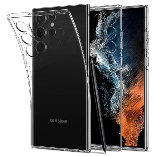 Kup Etui Spigen Liquid Crystal Samsung Galaxy S22 Ultra Crystal Clear - SPN2085CL - {ean13} - Sklep Home Screen