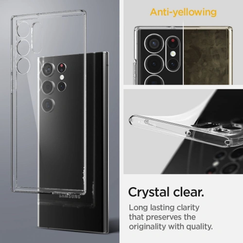 Kup Etui Spigen Liquid Crystal Samsung Galaxy S22 Ultra Crystal Clear - SPN2085CL - {ean13} - Sklep Home Screen