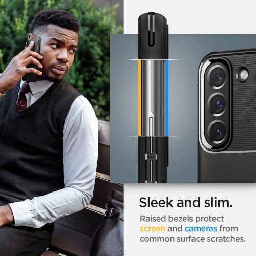 Kup Etui Spigen Rugged Armor Samsung Galaxy S22 Matt Fekete - SPN2088BLK - {ean13} - Sklep Home Screen