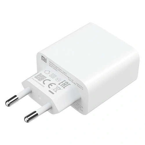 Kup Încărcător de rețea Xiaomi Mi Wall Charger 33W USB-A + USB-C PD 3.0 QC 3.0 Alb - XIA004WHT - {ean13} - Sklep Home Screen