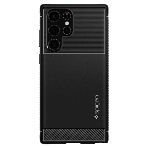 Buy Spigen Rugged Armor Samsung Galaxy S22 Ultra Matte Black - SPN2090BLK - {ean13} - Home Screen Store Europe