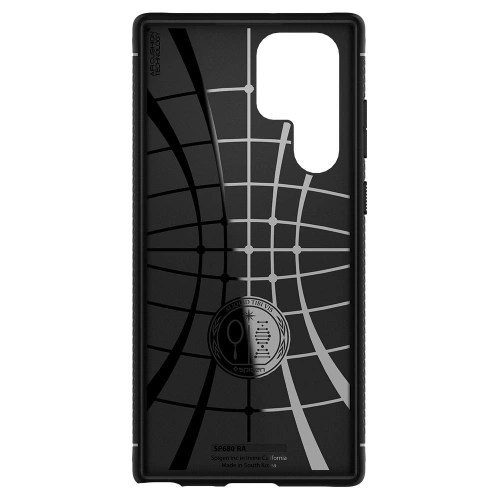 Kup Etui Spigen Rugged Armor Samsung Galaxy S22 Ultra Matt Fekete - SPN2090BLK - {ean13} - Sklep Home Screen