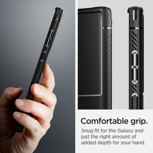 Kup Case Spigen Rugged Armor Samsung Galaxy S22 Ultra Matt Schwarz - SPN2090BLK - {ean13} - Sklep Home Screen