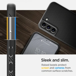 Kup Case Spigen Liquid Air Samsung Galaxy S22 Matt Schwarz - SPN2091BLK - {ean13} - Sklep Home Screen
