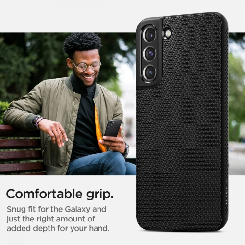 Kup Etui Spigen Liquid Air Samsung Galaxy S22+ Plus Matt Fekete - SPN2092BLK - {ean13} - Sklep Home Screen