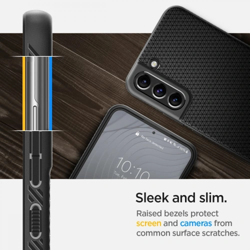 Kup Etui Spigen Liquid Air Samsung Galaxy S22+ Plus Matt Fekete - SPN2092BLK - {ean13} - Sklep Home Screen