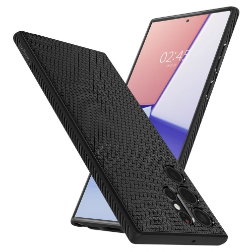 Kup Etui Spigen Liquid Air Samsung Galaxy S22 Ultra Matt Fekete - SPN2093BLK - {ean13} - Sklep Home Screen