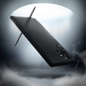 Kup Etui Spigen Liquid Air Samsung Galaxy S22 Ultra Matt Fekete - SPN2093BLK - {ean13} - Sklep Home Screen