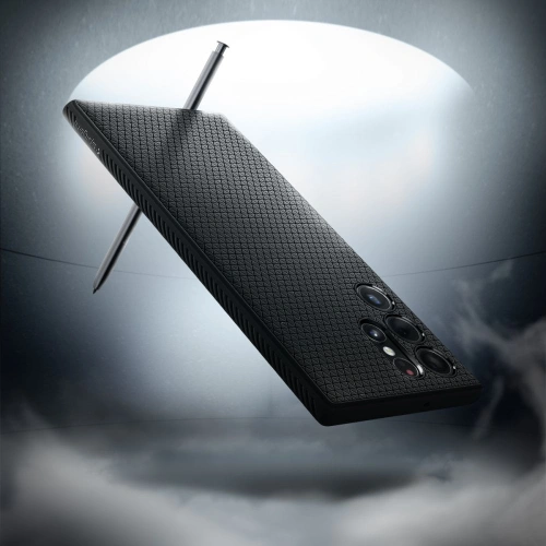 Kup Etui Spigen Liquid Air Samsung Galaxy S22 Ultra Matt Fekete - SPN2093BLK - {ean13} - Sklep Home Screen
