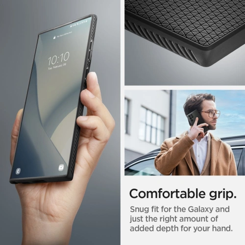 Kup Etui Spigen Liquid Air Samsung Galaxy S22 Ultra Negru Mat - SPN2093BLK - {ean13} - Sklep Home Screen