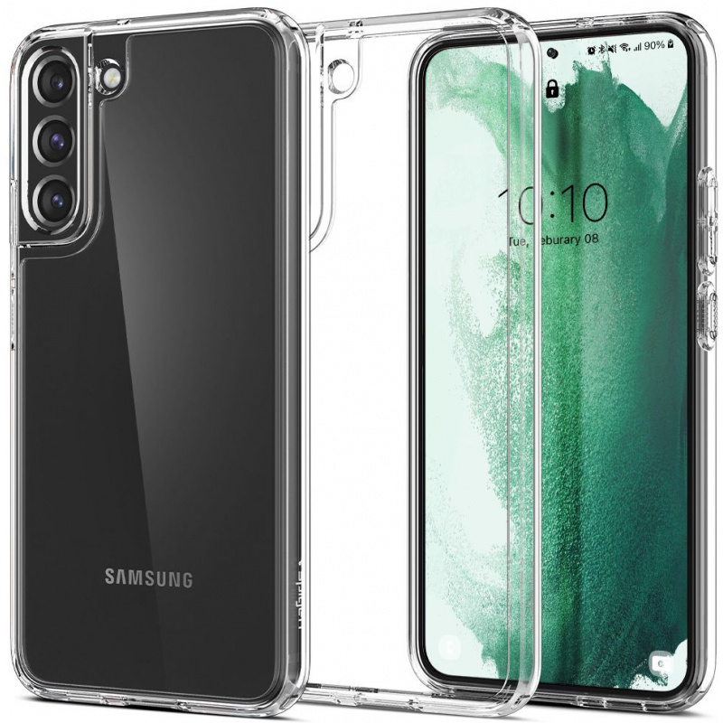 homescreen.pl - Etui Spigen Ultra Hybrid Samsung Galaxy S22+ Plus Crystal Clear