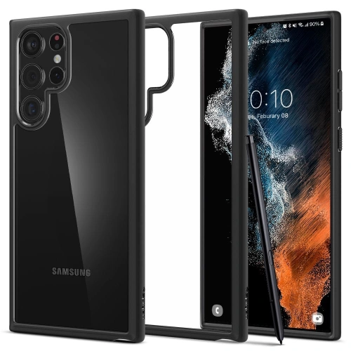 Kup Etui Spigen Ultra Hybrid Samsung Galaxy S22 Ultra Matt Fekete - SPN2097BLK - {ean13} - Sklep Home Screen
