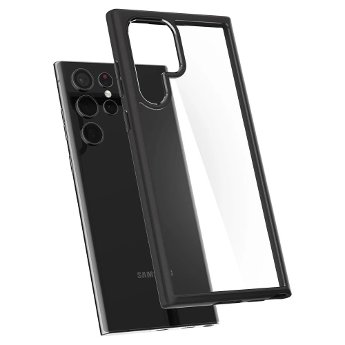 Kup Case Spigen Ultra Hybrid Samsung Galaxy S22 Ultra Matt Schwarz - SPN2097BLK - {ean13} - Sklep Home Screen