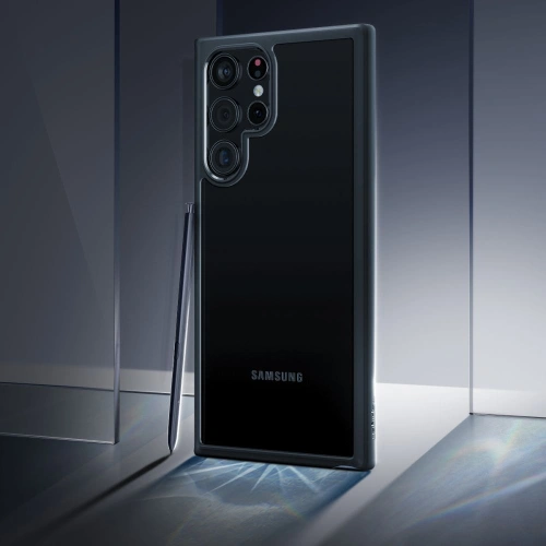 Kup Case Spigen Ultra Hybrid Samsung Galaxy S22 Ultra Matt Schwarz - SPN2097BLK - {ean13} - Sklep Home Screen
