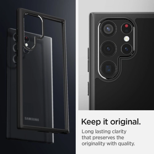 Kup Case Spigen Ultra Hybrid Samsung Galaxy S22 Ultra Matt Schwarz - SPN2097BLK - {ean13} - Sklep Home Screen
