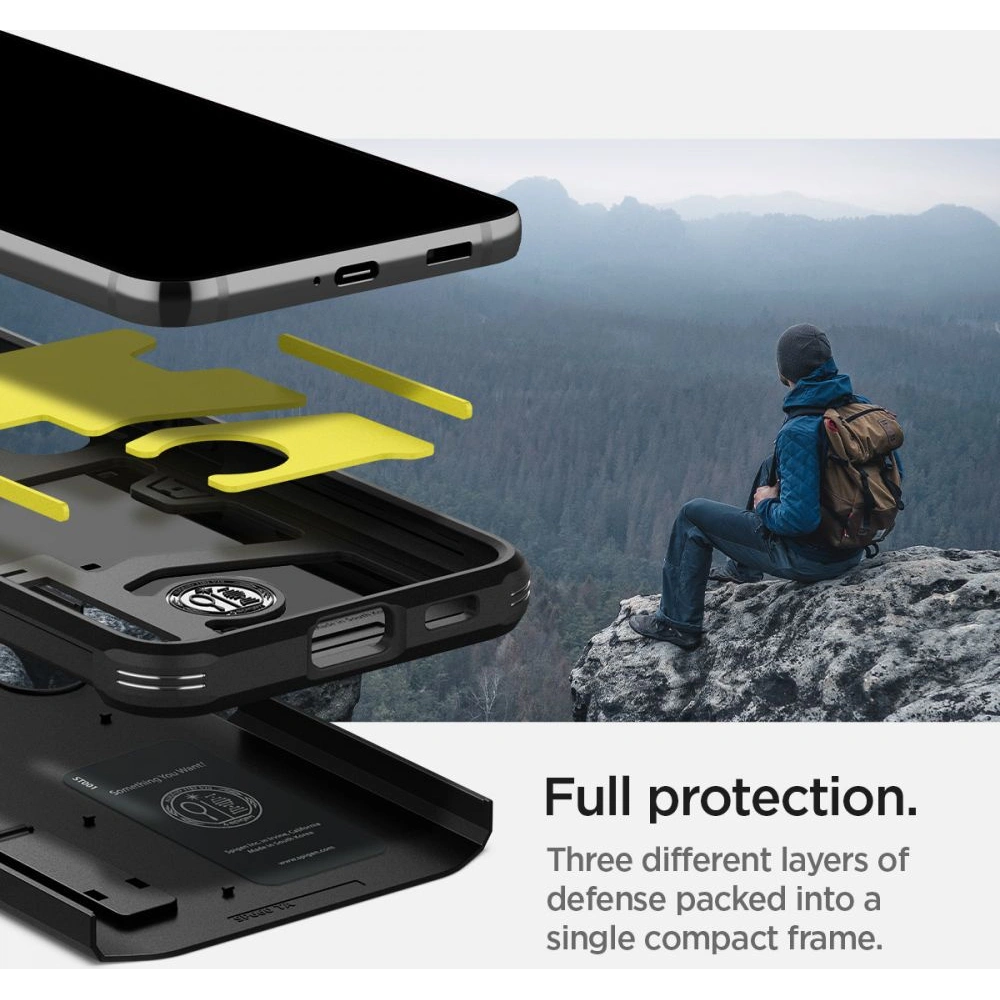 homescreen.pl - Etui Spigen Tough Armor Samsung Galaxy S22+ Plus Black