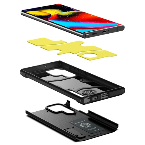 Kup Case Spigen Tough Armor Samsung Galaxy S22 Ultra Schwarz - SPN2100BLK - {ean13} - Sklep Home Screen