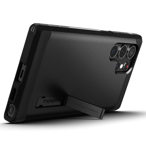 Kup Case Spigen Tough Armor Samsung Galaxy S22 Ultra Schwarz - SPN2100BLK - {ean13} - Sklep Home Screen