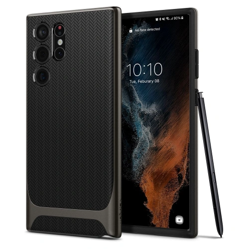 Kup Tok Spigen Neo Hybrid Samsung Galaxy S22 Ultra Gunmetal - SPN2102GNM - {ean13} - Sklep Home Screen