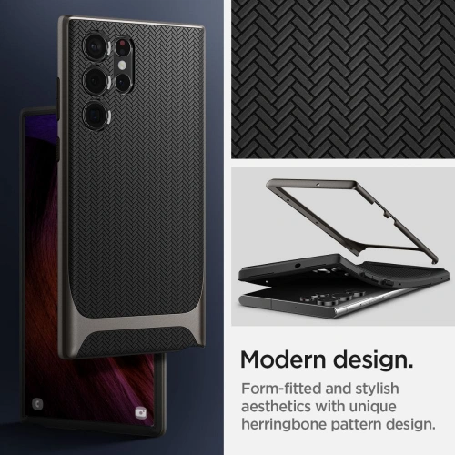 Kup Etui Spigen Neo Hybrid Samsung Galaxy S22 Ultra Gunmetal - SPN2102GNM - {ean13} - Sklep Home Screen