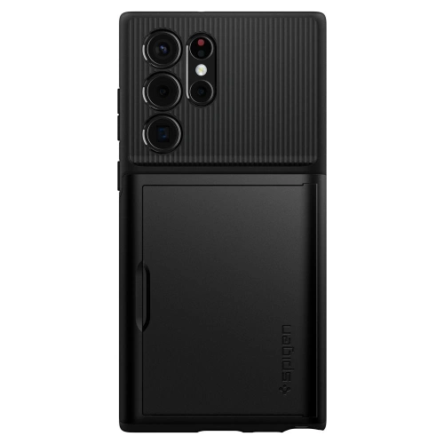 Kup Case Spigen Slim Armor CS Samsung Galaxy S22 Ultra Schwarz - SPN2103BLK - {ean13} - Sklep Home Screen