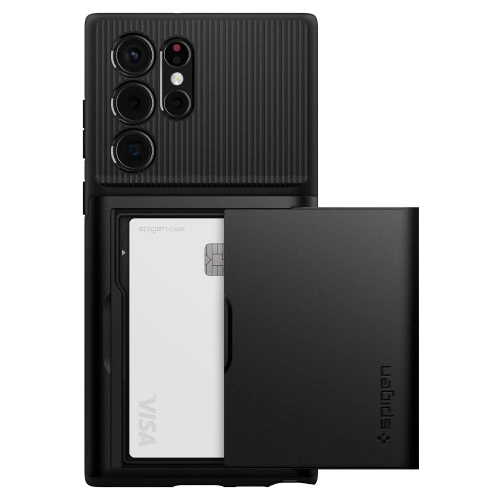 Kup Case Spigen Slim Armor CS Samsung Galaxy S22 Ultra Schwarz - SPN2103BLK - {ean13} - Sklep Home Screen