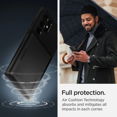 Buy Spigen Slim Armor CS Samsung Galaxy S22 Ultra Black - SPN2103BLK - {ean13} - Home Screen Store Europe