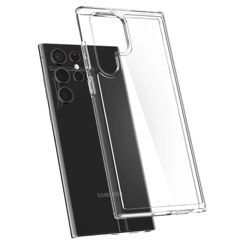 Kup Etui Spigen Ultra Hybrid Samsung Galaxy S22 Ultra Crystal Clear - SPN2107CL - {ean13} - Sklep Home Screen
