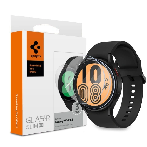 Kup Gehärtetes Glas Spigen GLAS.tR Slim Samsung Galaxy Watch 4 44mm [3 PACK] - SPN2109 - {ean13} - Sklep Home Screen