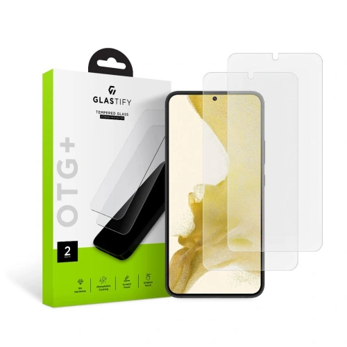 Kup Gehärtetes Glas Glastify OTG+ Samsung Galaxy S22+ Plus [2 PACK] - GST007 - {ean13} - Sklep Home Screen