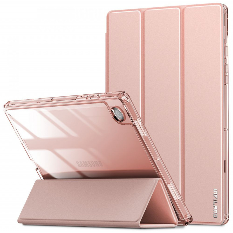 Etui Infiland Rugged Crystal Samsung Galaxy Tab A8 10.5 Rose Gold