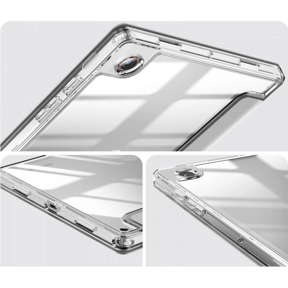 Etui Infiland Rugged Crystal Samsung Galaxy Tab A8 10.5 Silver