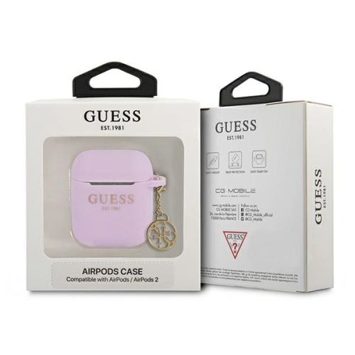 Kup Etui Guess GUA2LSC4EU Apple AirPods kryt fialový/purple Charm Collection 4G - GUE1572PRP - {ean13} - Sklep Home Screen
