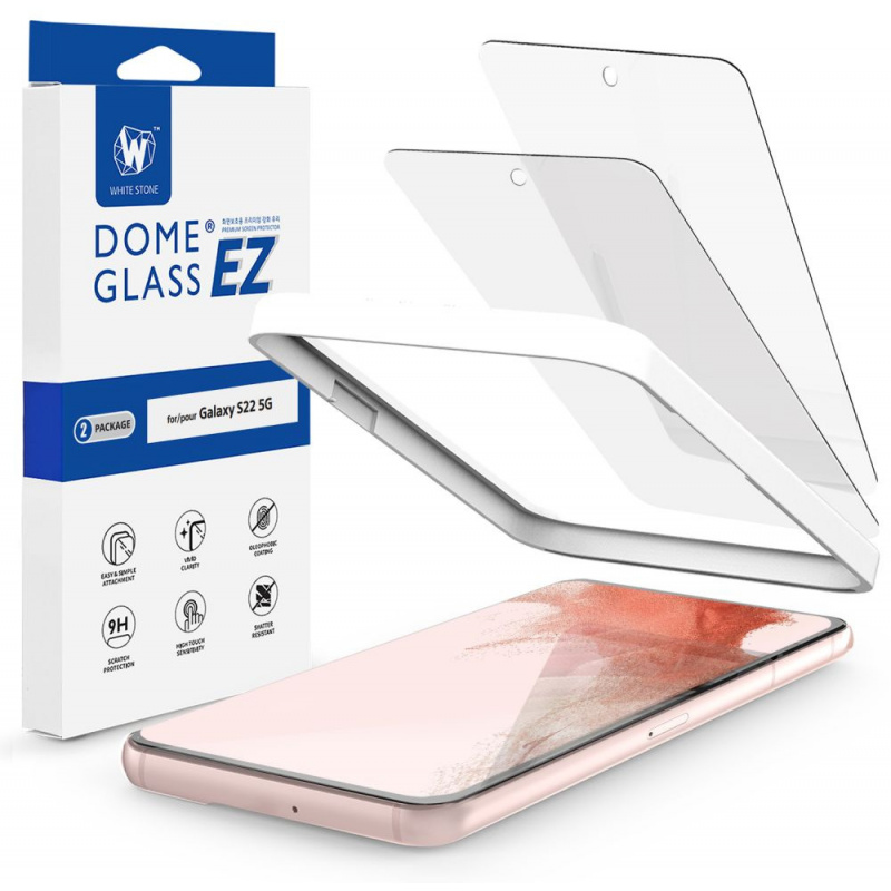homescreen.pl - Szkło hartowane Whitestone EZ Glass Samsung Galaxy S22 [2 PACK]
