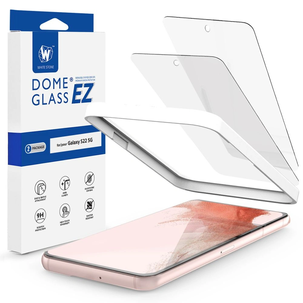 homescreen.pl - Szkło hartowane Whitestone EZ Glass Samsung Galaxy S22 [2 PACK]